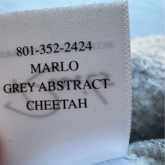 Rails Marlo Gray Abstract Cheetah Long Sleeve Crew Neck Sweatshirt Size S - Picture 13 of 13